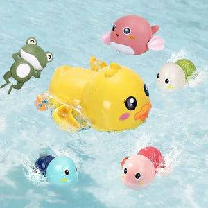 Baby Bath Toys Corvaine Wind Up Swimming Animal Friends Water Play Toy for Toddlers 6 to 18 Months - Corvaine