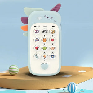 Corvaine Baby Phone Toy with Music Lights and Teether Educational Play Phone for Babies and Toddlers - Corvaine