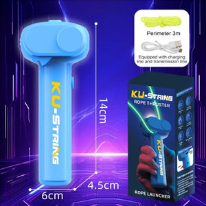 Corvaine Electric Glow in the Dark Rope Spinner Rechargeable LED Light Up Outdoor Toy for Kids Ages 6 and Up Creates Mesmerizing Patterns - Corvaine