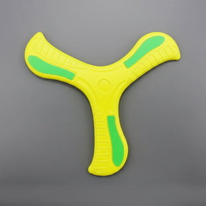 Corvaine Soft Foam Boomerang Flying Disc Outdoor Toy Returns to You Three Leaf Design for Kids Ages 3 and Up Family Activity Game - Corvaine