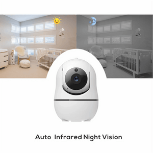 New 5 inch Video Baby Monitor with Camera and Audio, 4X Zoom, 22Hrs Battery, 1000ft Range 2 - Way Audio Temperature Sensor Lullaby - Corvaine
