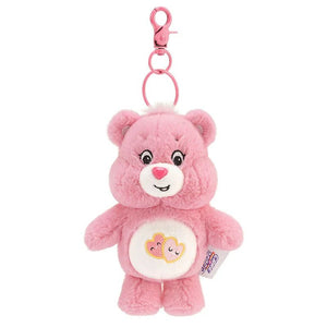 Corvaine Kawaii Care Bear Plush Keychain with Sound Cute Rainbow Bear Bag Charm Pendant Soft Stuffed Animal Gift for Teens and Adults - Corvaine