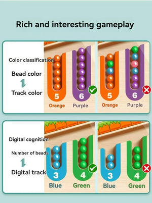 Corvaine Magnetic Maze Board Montessori Toy with Magnetic Pen Puzzle for Toddlers Kids 3 to 6 Years Gift for 3 Year Old - Corvaine