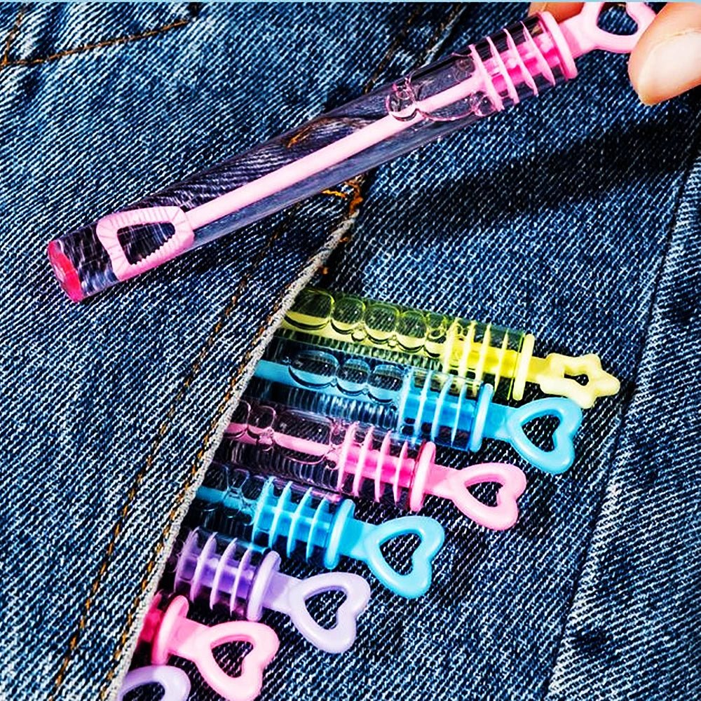 Corvaine Mini Bubble Tubes 10 30 Pack Empty Tube Party Favors for Kids Wedding and School Gifts - Corvaine