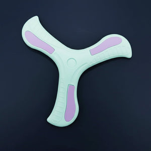 Corvaine Soft Foam Boomerang Flying Disc Outdoor Toy Returns to You Three Leaf Design for Kids Ages 3 and Up Family Activity Game - Corvaine