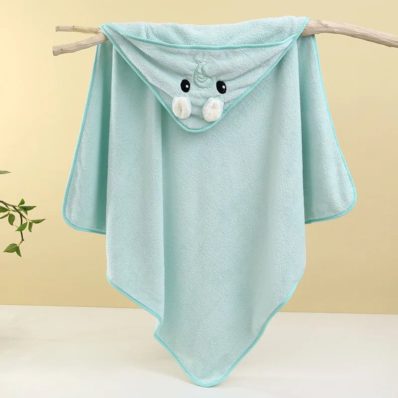 Corvaine Ultra Soft Absorbent Baby Bath Towel Doubles as Swaddle Blanket Gentle Woven Wrap for Newborns and Toddlers - Corvaine
