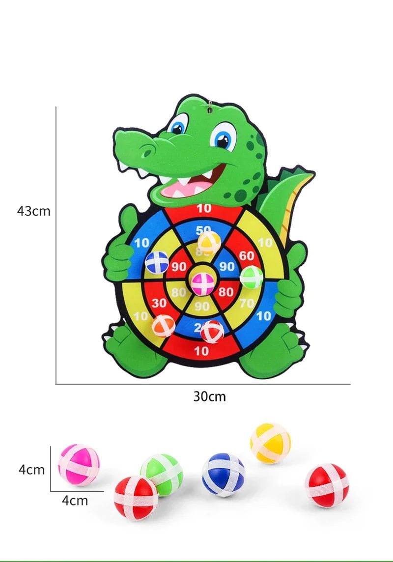 Educational Corvaine Dart Board Baby Dart Indoor Sports Child Montessori Games for Children 3 to 7 Years - Corvaine