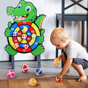 Educational Corvaine Dart Board Baby Dart Indoor Sports Child Montessori Games for Children 3 to 7 Years - Corvaine