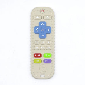 Kids Toys Silicone Remote Control Teether Sensory Cute Cartoon Toys Gifts for Boys and Girls - Corvaine