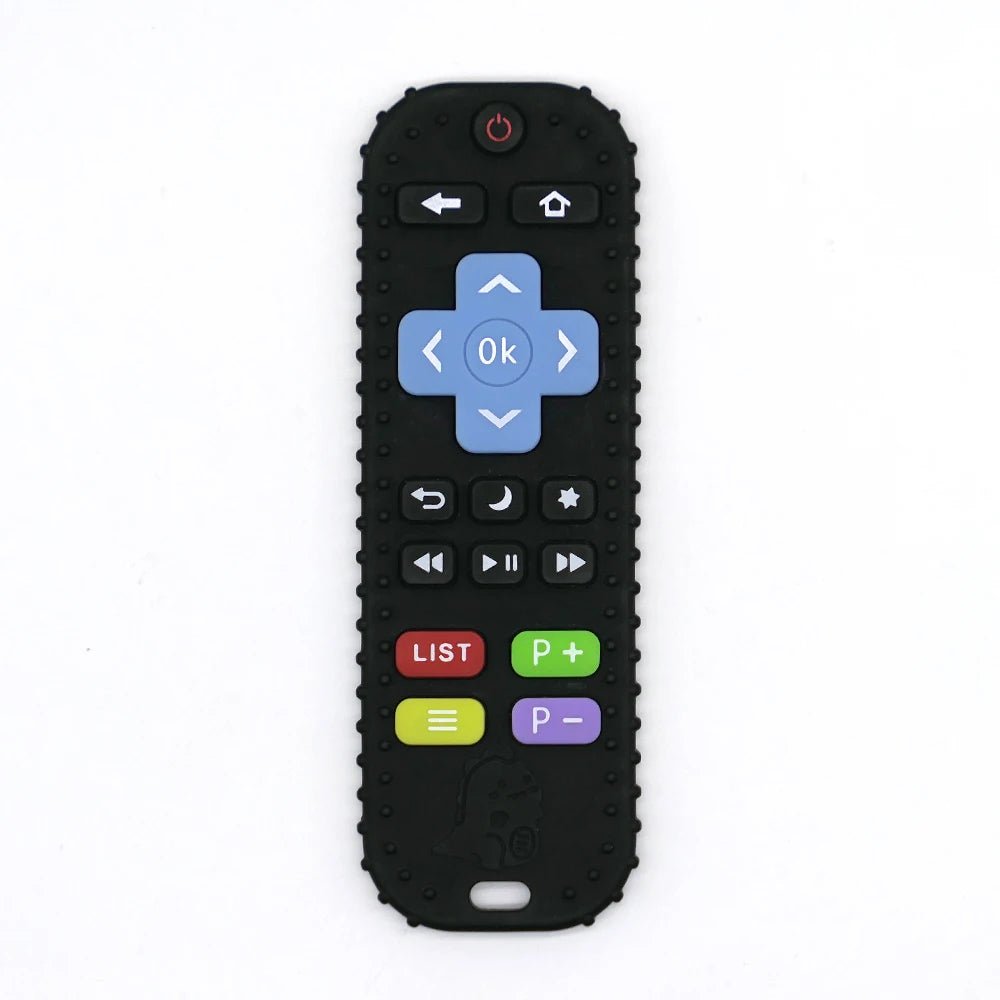 Kids Toys Silicone Remote Control Teether Sensory Cute Cartoon Toys Gifts for Boys and Girls - Corvaine