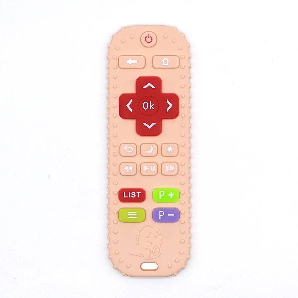 Kids Toys Silicone Remote Control Teether Sensory Cute Cartoon Toys Gifts for Boys and Girls - Corvaine