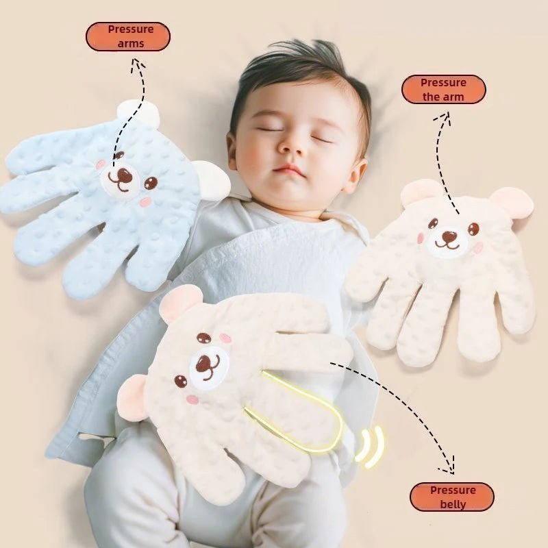 Newborn Baby Sleep Aid Palm Pillow Baby Soothing Palm Baby Sleep Aid Baby Calming Sleep Remote Control Toddler Palm Pillow - Corvaine