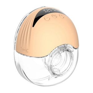 Wearable Breast Pump Hands Free Electric Breast Pumps Comfort Milk Collector Lightweight with LED Display 4 Modes & 12 Levels - Corvaine